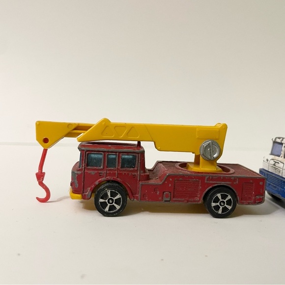 Vtg Corgi Junior Diecast Scammell Concrete Mixer Simon Snorkel Fire Engine - Picture 5 of 16